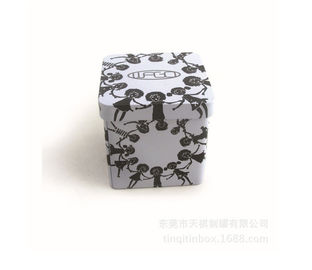 الصين الغذاء الصف التغليف مستطيلة القصدير مربع مع مخصصة مطبوعة للشاي المزود