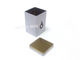 محكم مربع فارغ القصدير مربع للشاي الأسود ، حاويات مربع القصدير المزود