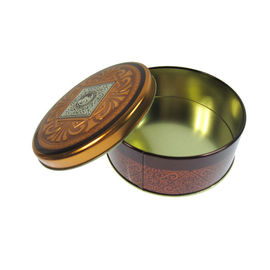 الصين D200 X 68MM المعادن جولة القصدير مربع علب صغيرة مستديرة لكعكة الأغذية حسب الطلب المزود