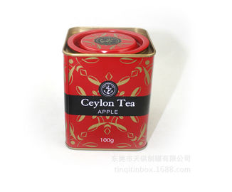 الصين يمكن الغذاء الصف القهوة جولة فارغة ، القهوة مربع القصدير / حاوية للشاي والقهوة المزود
