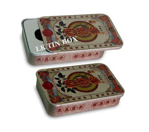 الصين حلوى الوردي علب النعناع أقراص صغيرة القصدير 83 × 62 × 16 ملم ISO9001 2008 المعتمدة المزود