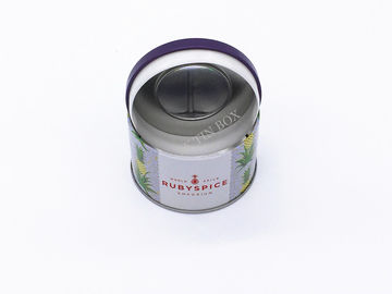 يمكن القصدير معدن القصدير مخصص شعار الطباعة والنقوش D65x50mm المزود