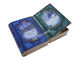 كتاب شكل مختلف هدية القصدير صندوق تخزين Doulbe جانبي للألعاب المزود