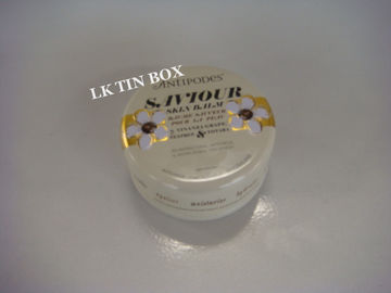 10g 35oz Mor Antipodes Small Tin Boxes With Embossing، جولة صغيرة القصدير الحاويات المزود